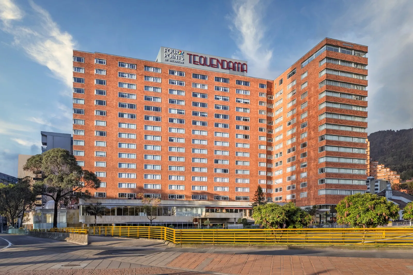 Fachada del Hotel Tequendama en Bogotá